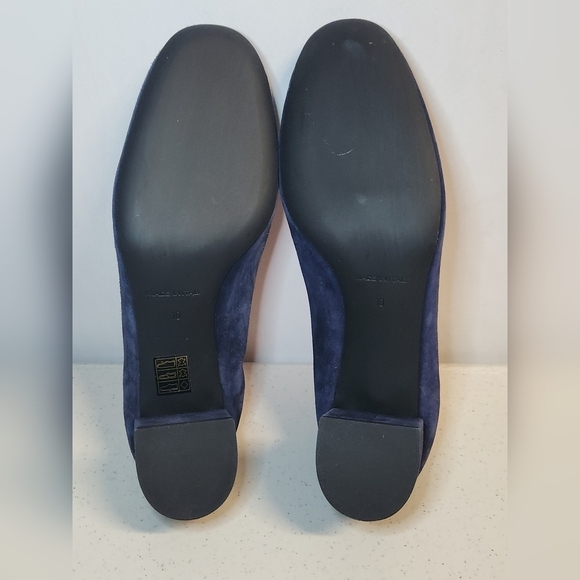 Everlane The Day Heel Women's Navy Suede Shoes SZ US 10 - Picture 14 of 15